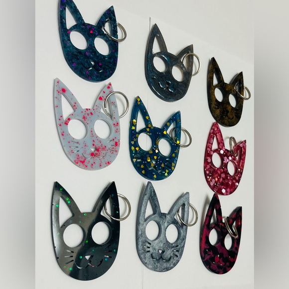 ❤️ stab with sparkle ✨ 🙏🏽 Handmade Resin Self Defense Key Chain: 1 for $7.00 - Picture 4 of 9